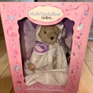 Couture Stuffed Animal - White and Purple